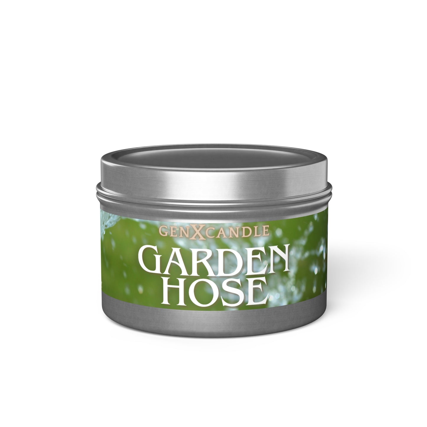 Garden Hose Scent - Tin Candles