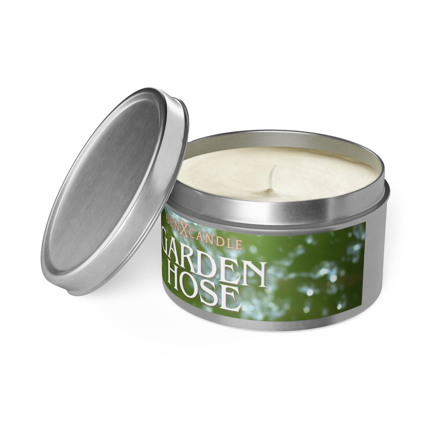 Garden Hose Scent - Tin Candles