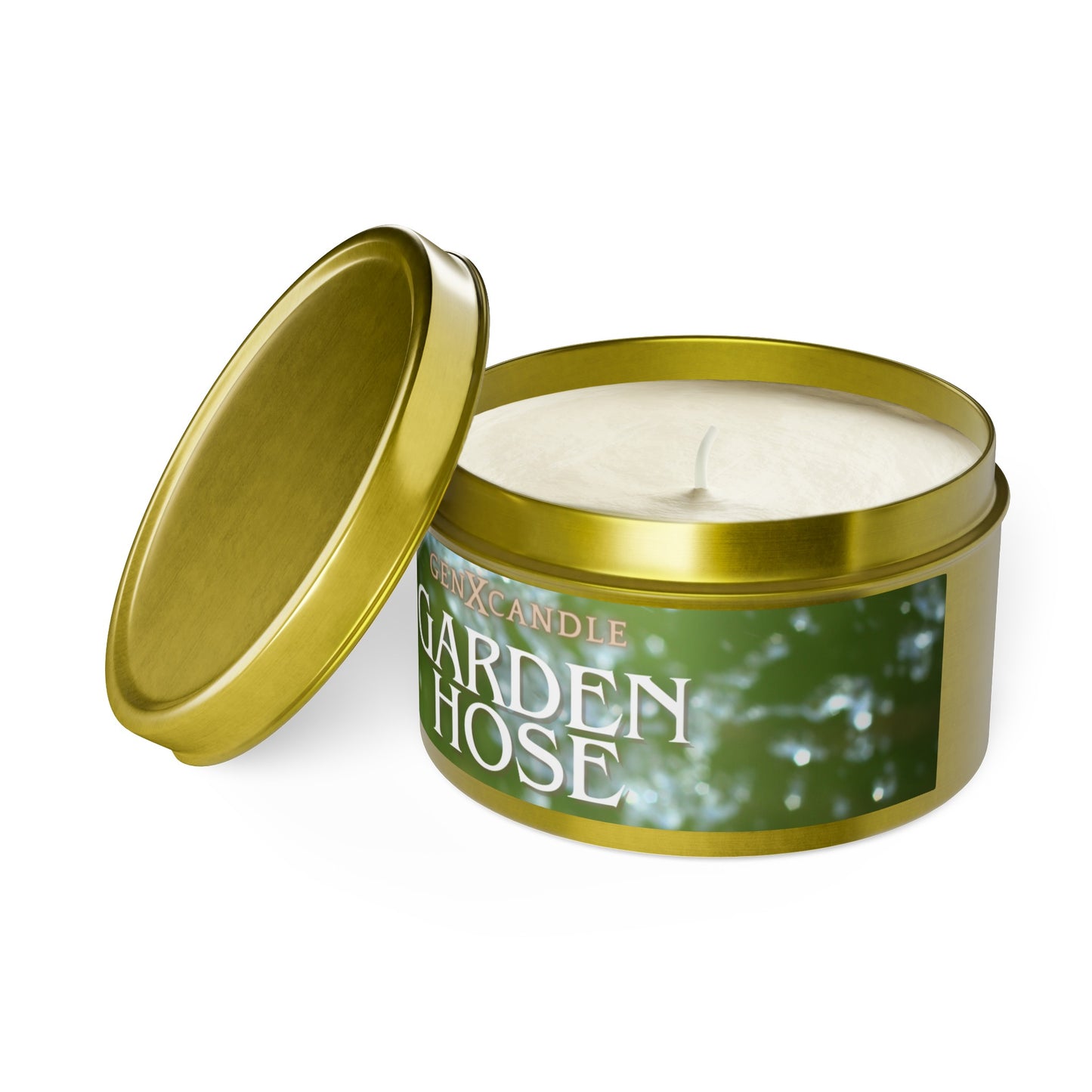 Garden Hose Scent - Tin Candles