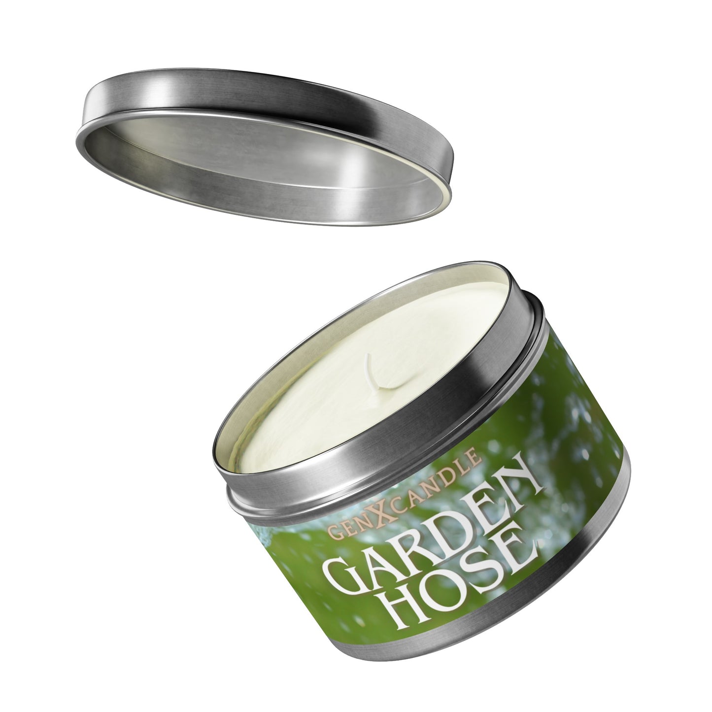 Garden Hose Scent - Tin Candles