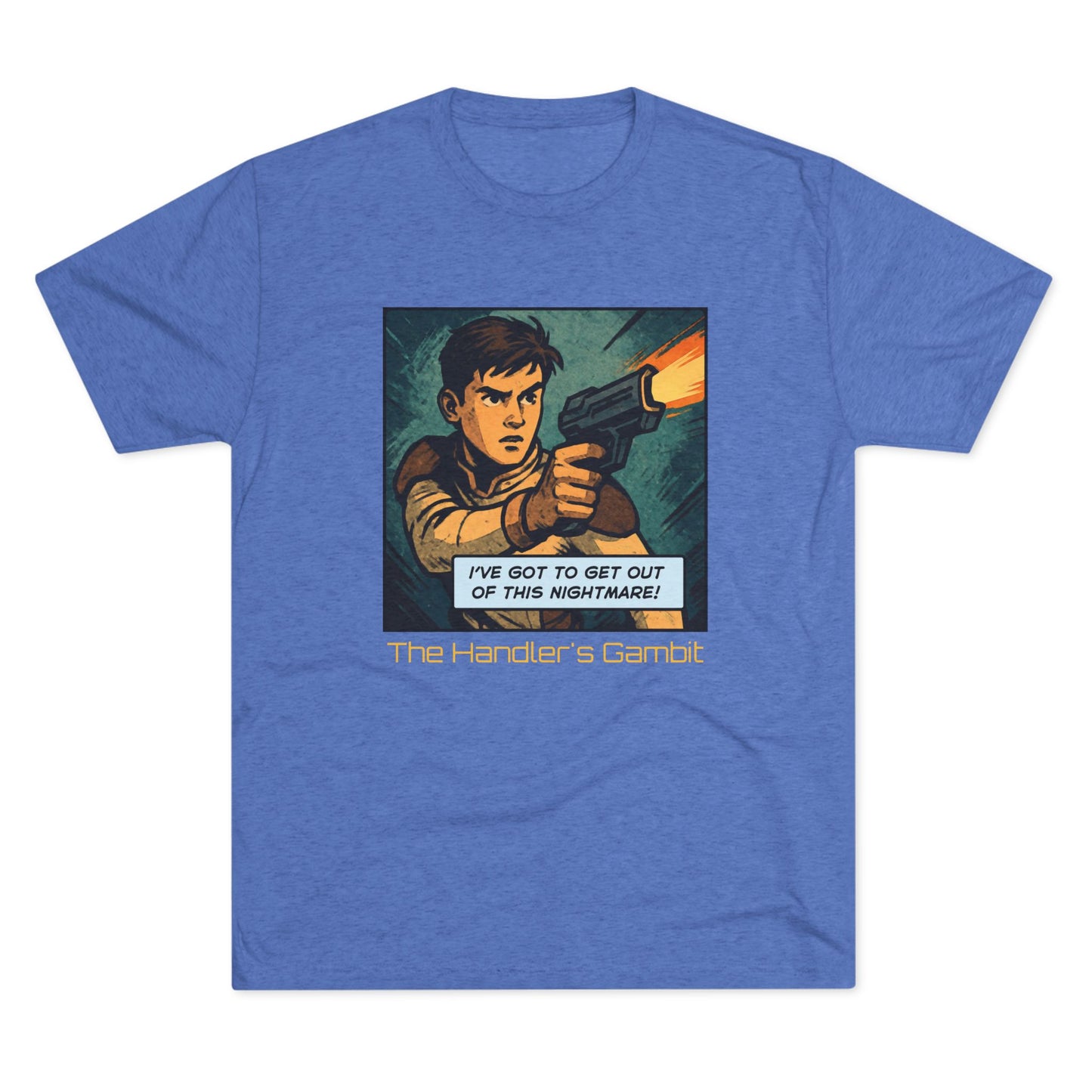 Nightmare Unisex Tri-Blend Crew Tee - Bold Graphic Shirt for Comic Fans