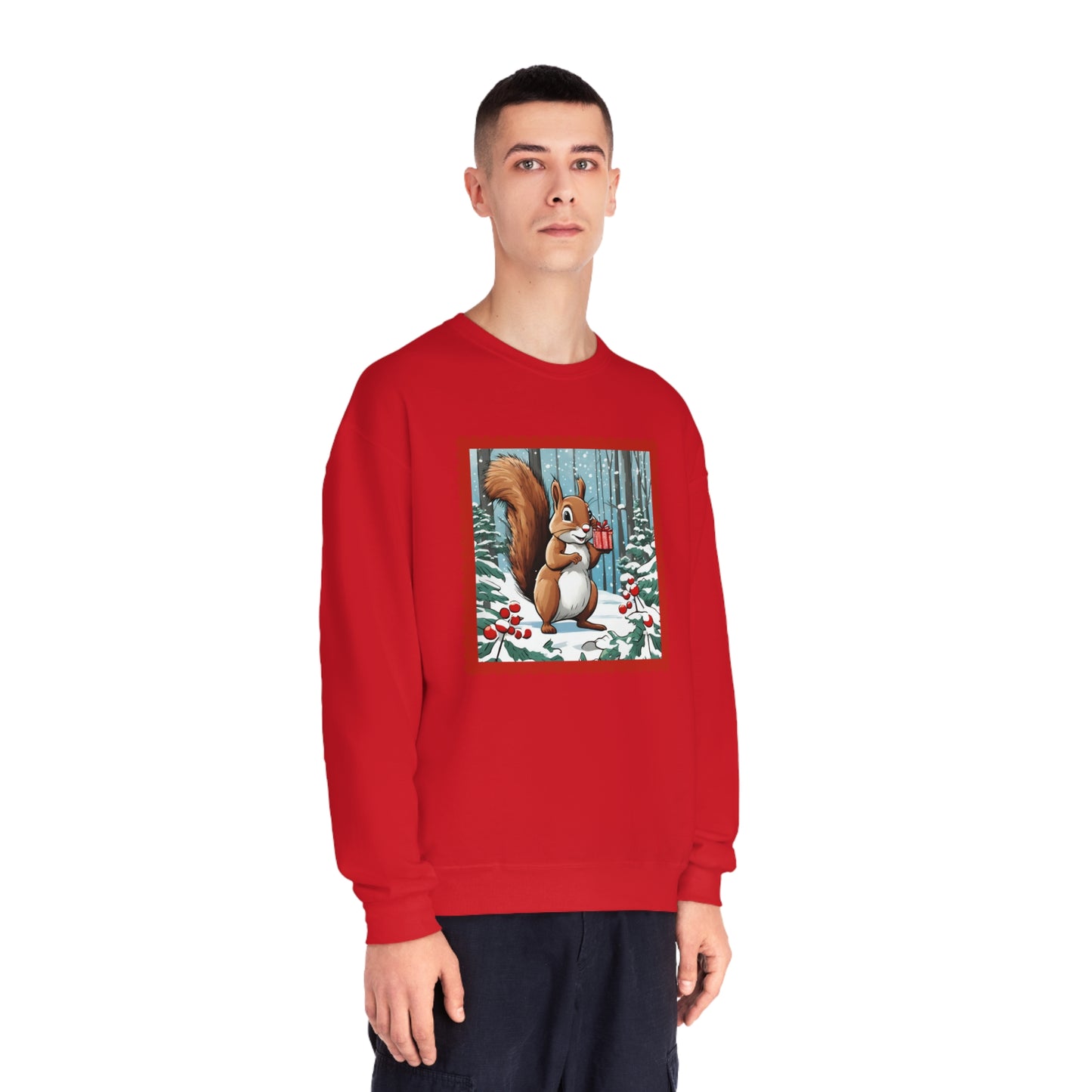 Squirrel Parcel Unisex NuBlend® Crewneck Sweatshirt