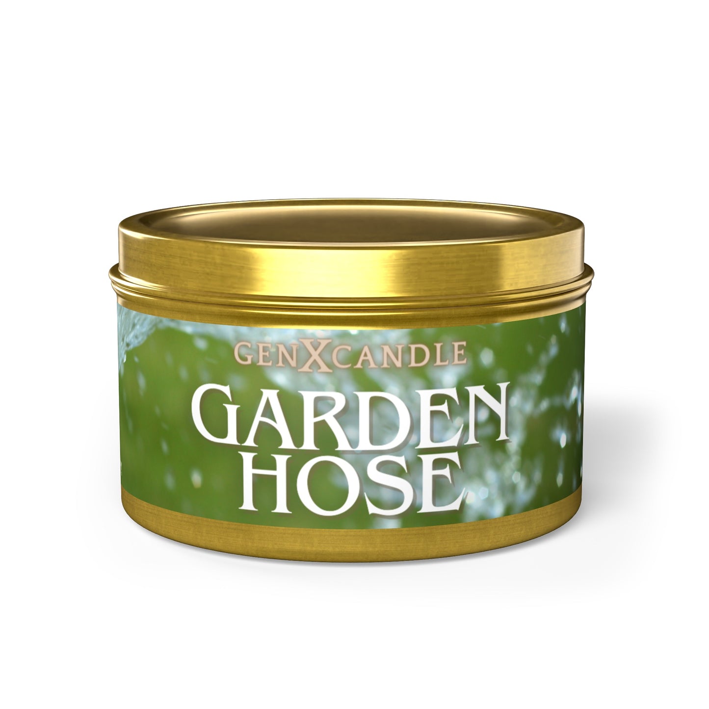 Garden Hose Scent - Tin Candles