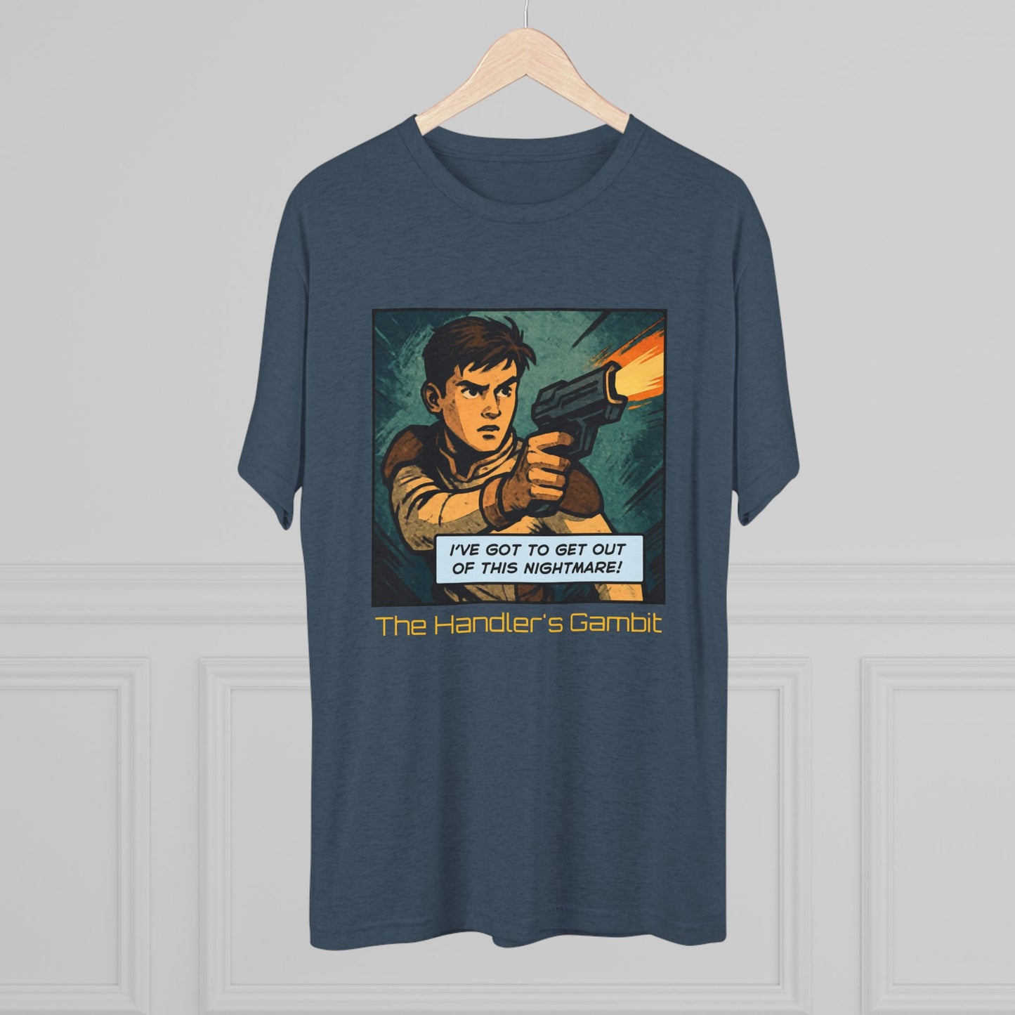 Nightmare Unisex Tri-Blend Crew Tee - Bold Graphic Shirt for Comic Fans