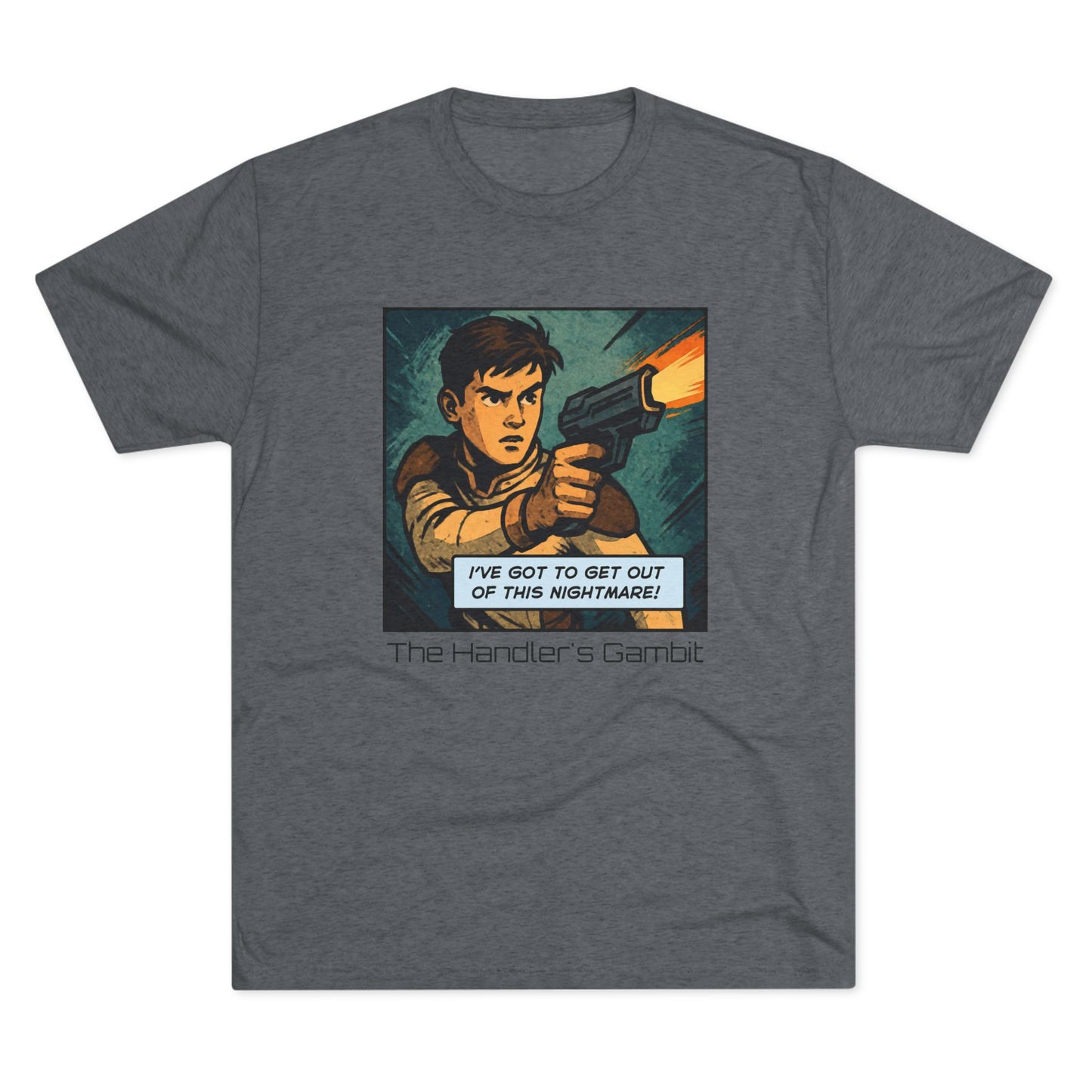Nightmare Unisex Tri-Blend Crew Tee - Bold Graphic Shirt for Comic Fans
