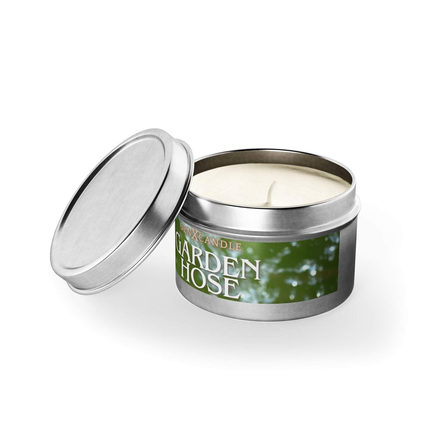 Garden Hose Scent - Tin Candles