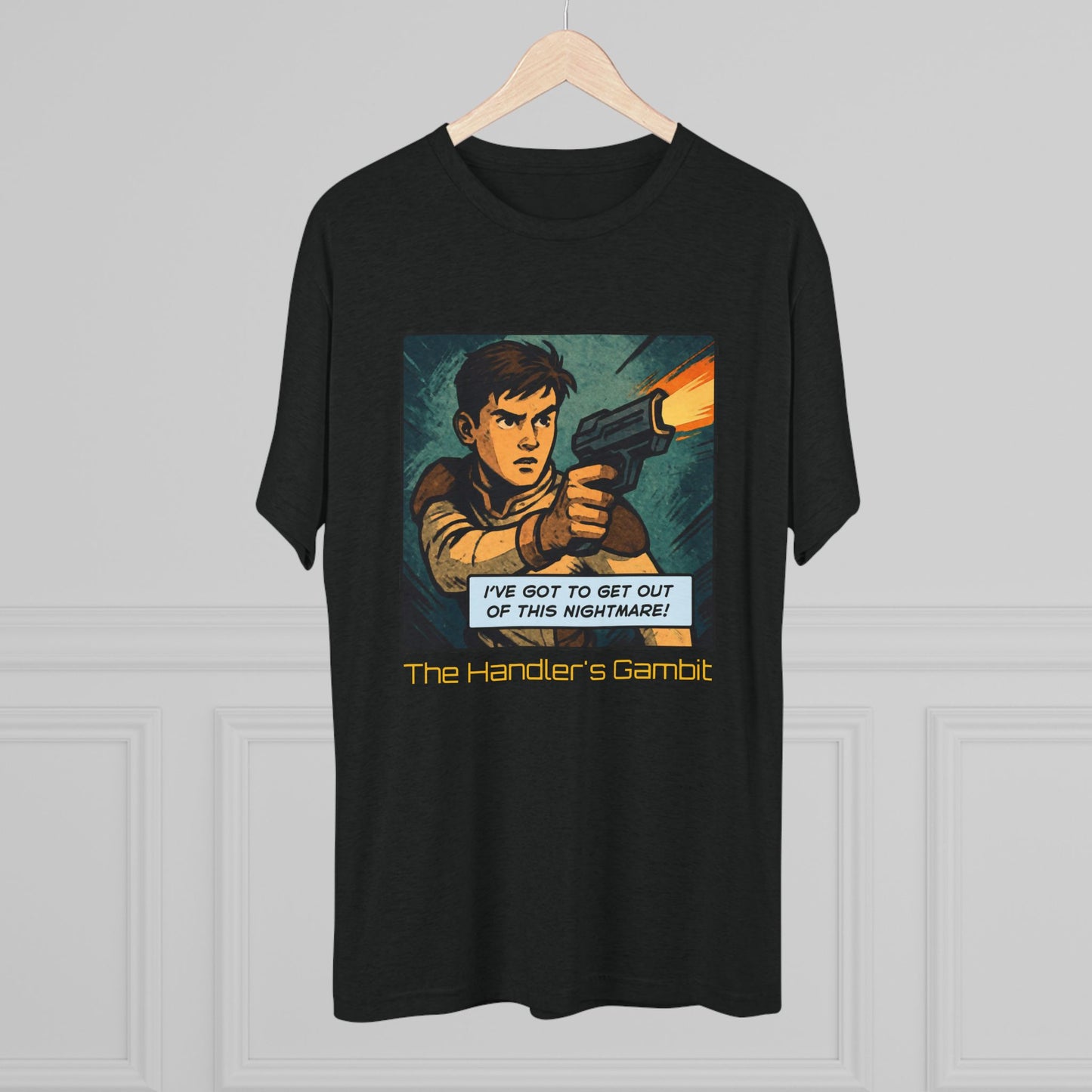 Nightmare Unisex Tri-Blend Crew Tee - Bold Graphic Shirt for Comic Fans