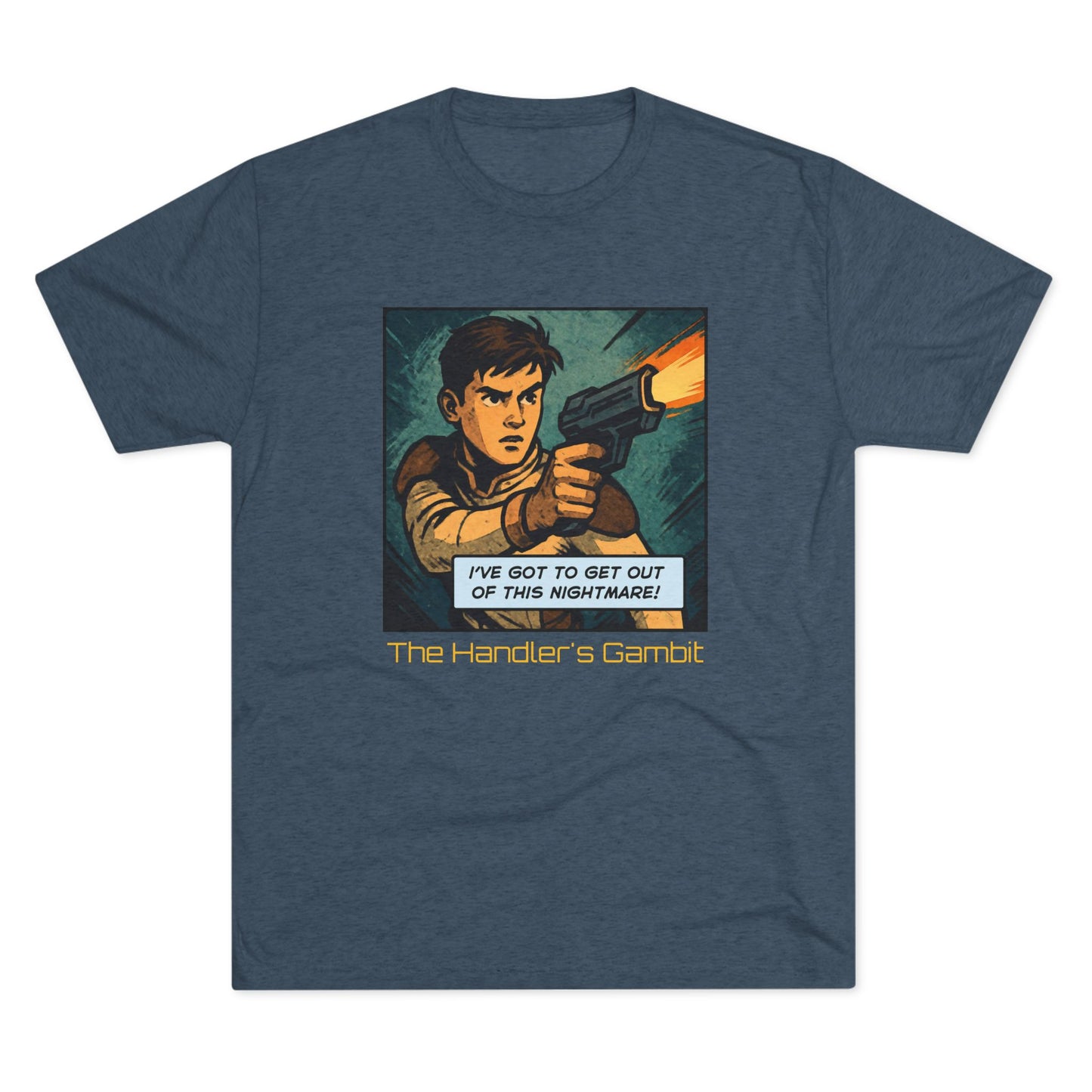 Nightmare Unisex Tri-Blend Crew Tee - Bold Graphic Shirt for Comic Fans