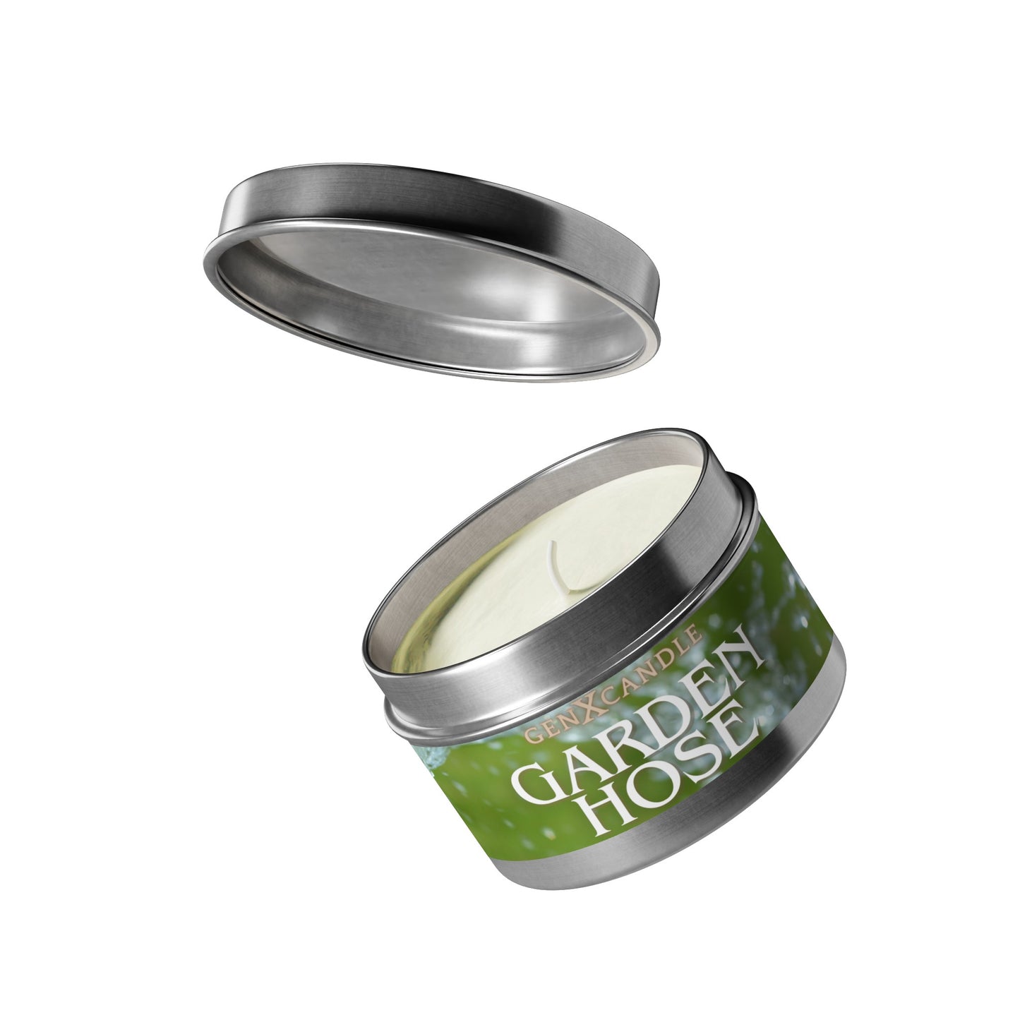 Garden Hose Scent - Tin Candles