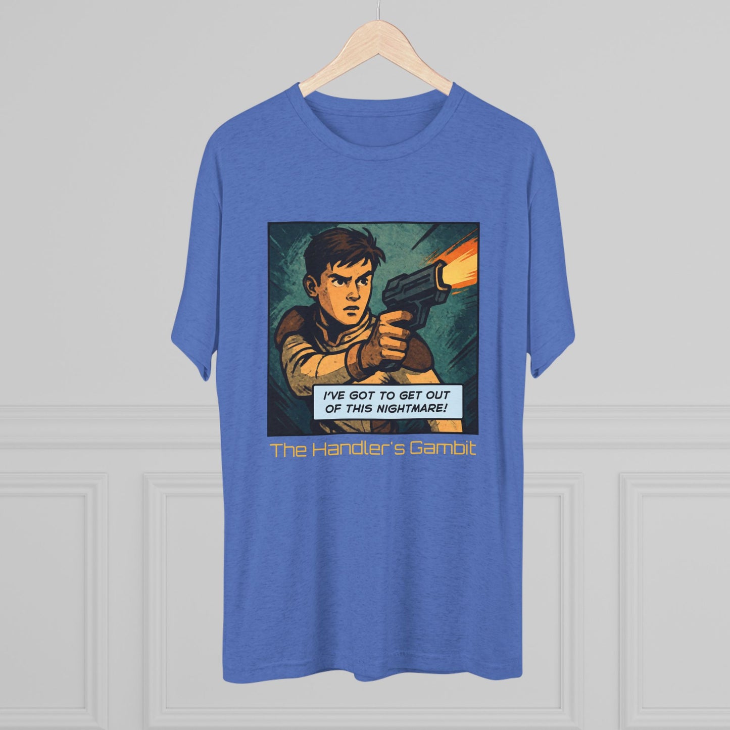 Nightmare Unisex Tri-Blend Crew Tee - Bold Graphic Shirt for Comic Fans
