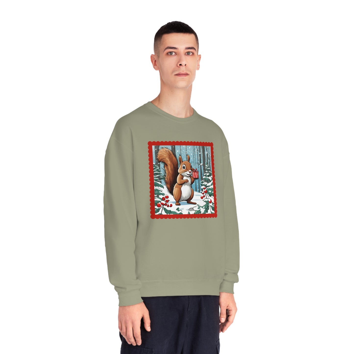 Squirrel Parcel Unisex NuBlend® Crewneck Sweatshirt