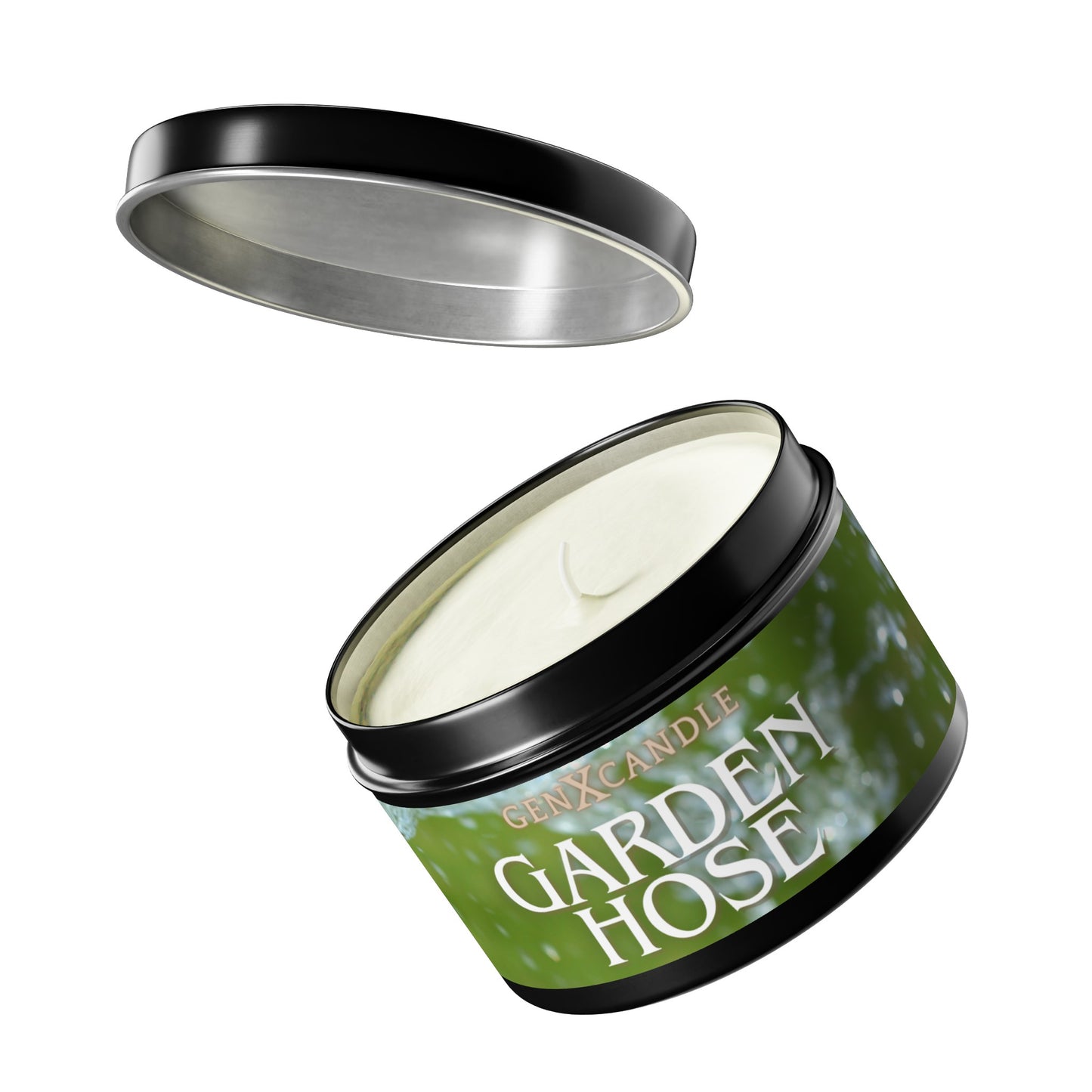 Garden Hose Scent - Tin Candles