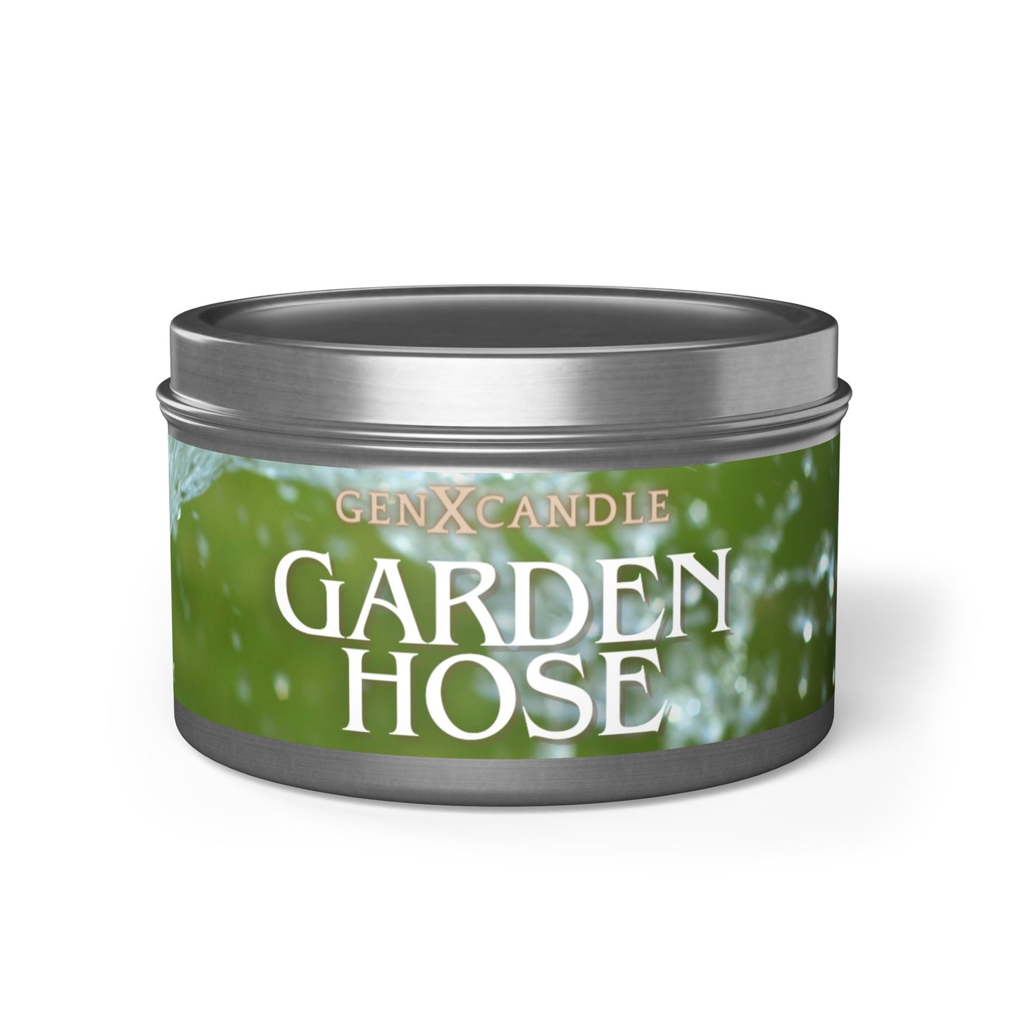 Garden Hose Scent - Tin Candles