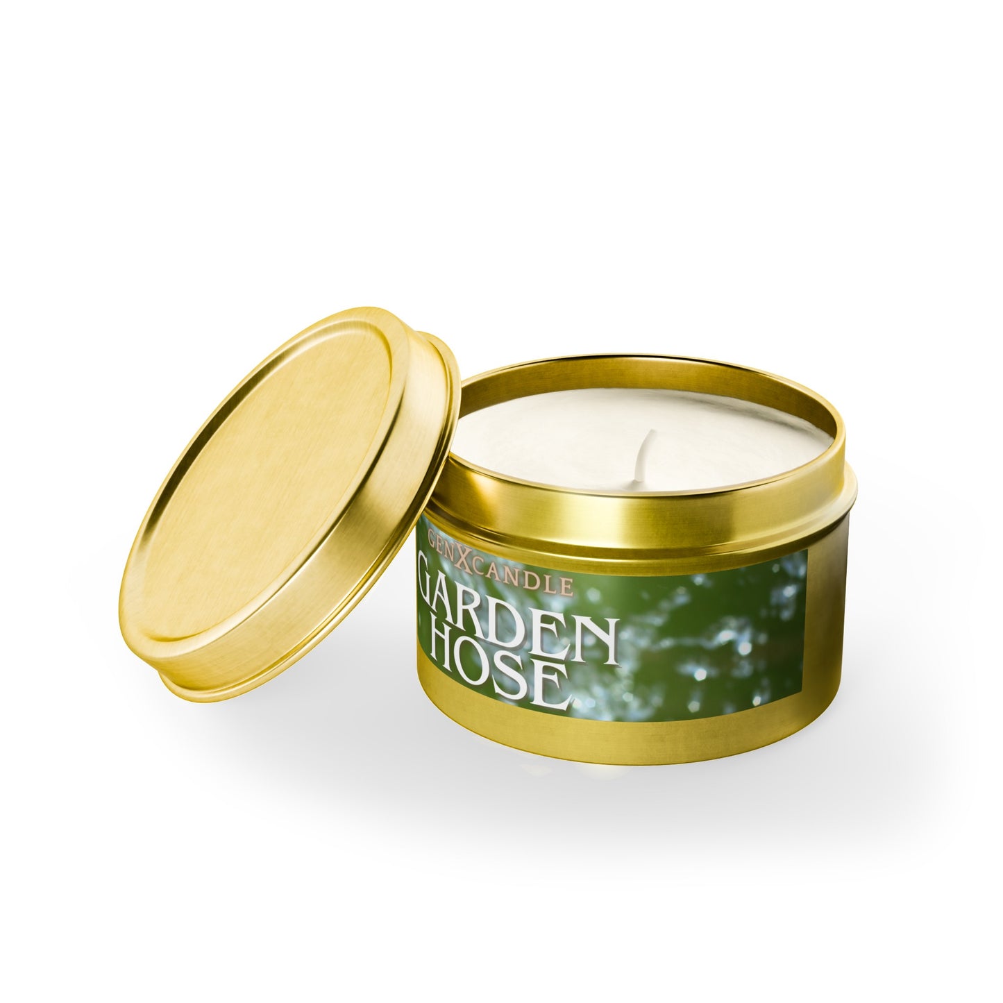 Garden Hose Scent - Tin Candles