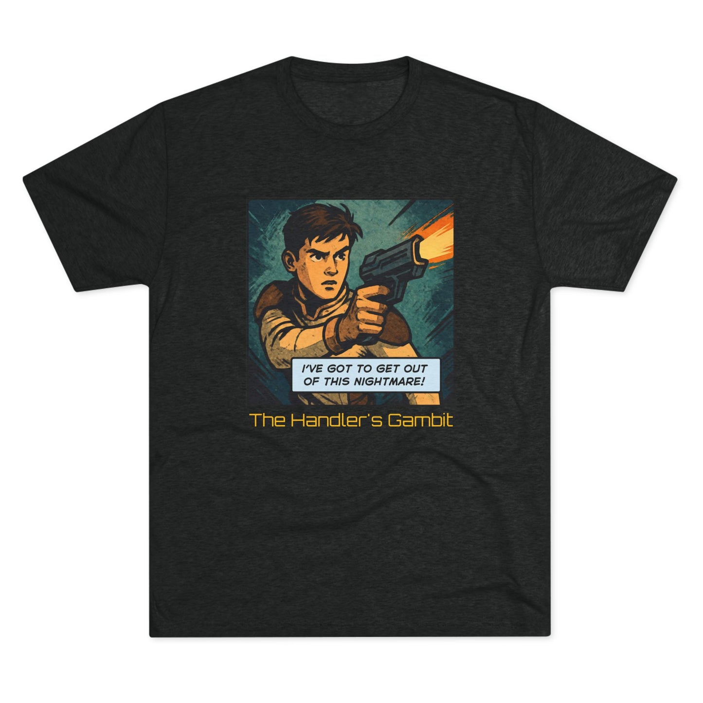 Nightmare Unisex Tri-Blend Crew Tee - Bold Graphic Shirt for Comic Fans