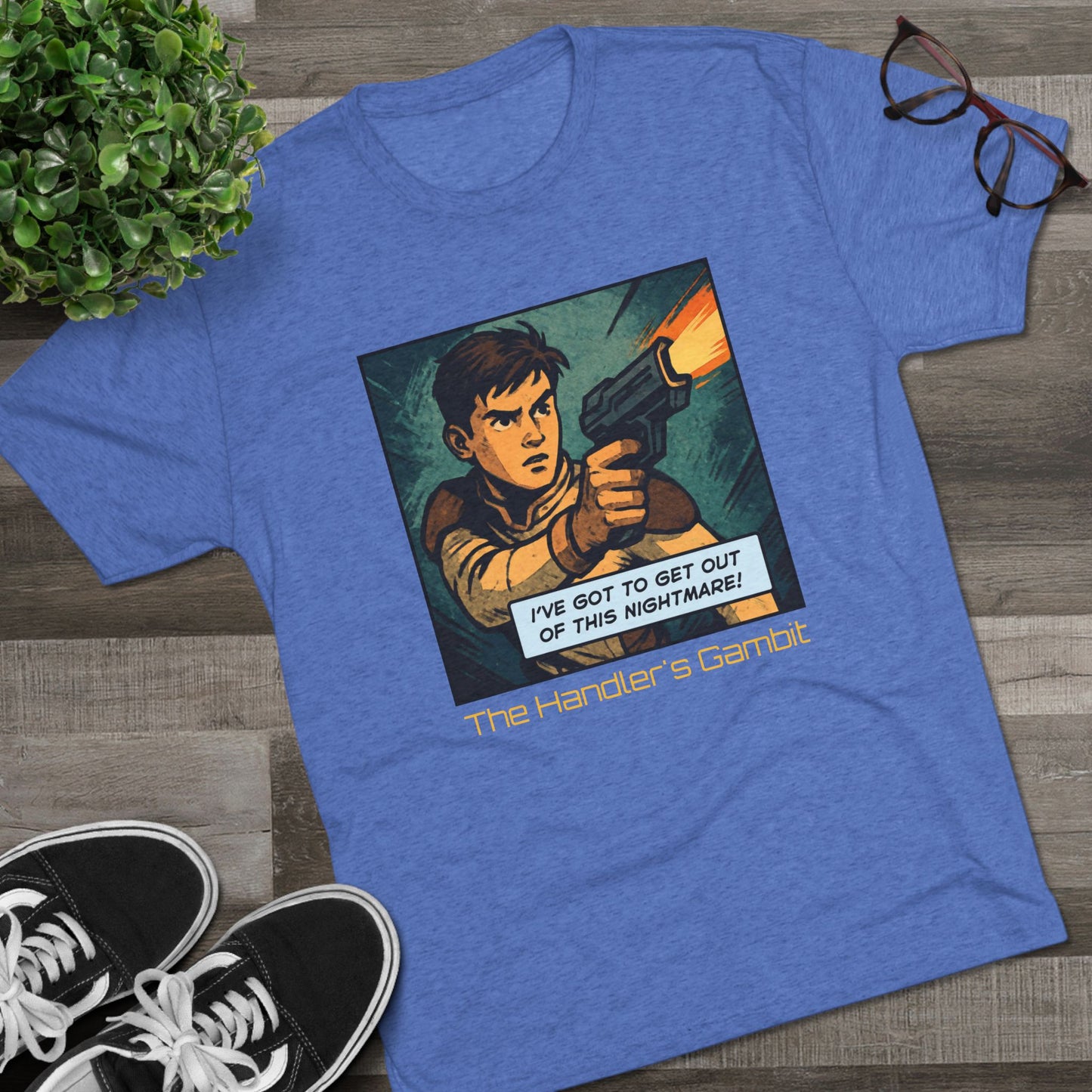 Nightmare Unisex Tri-Blend Crew Tee - Bold Graphic Shirt for Comic Fans