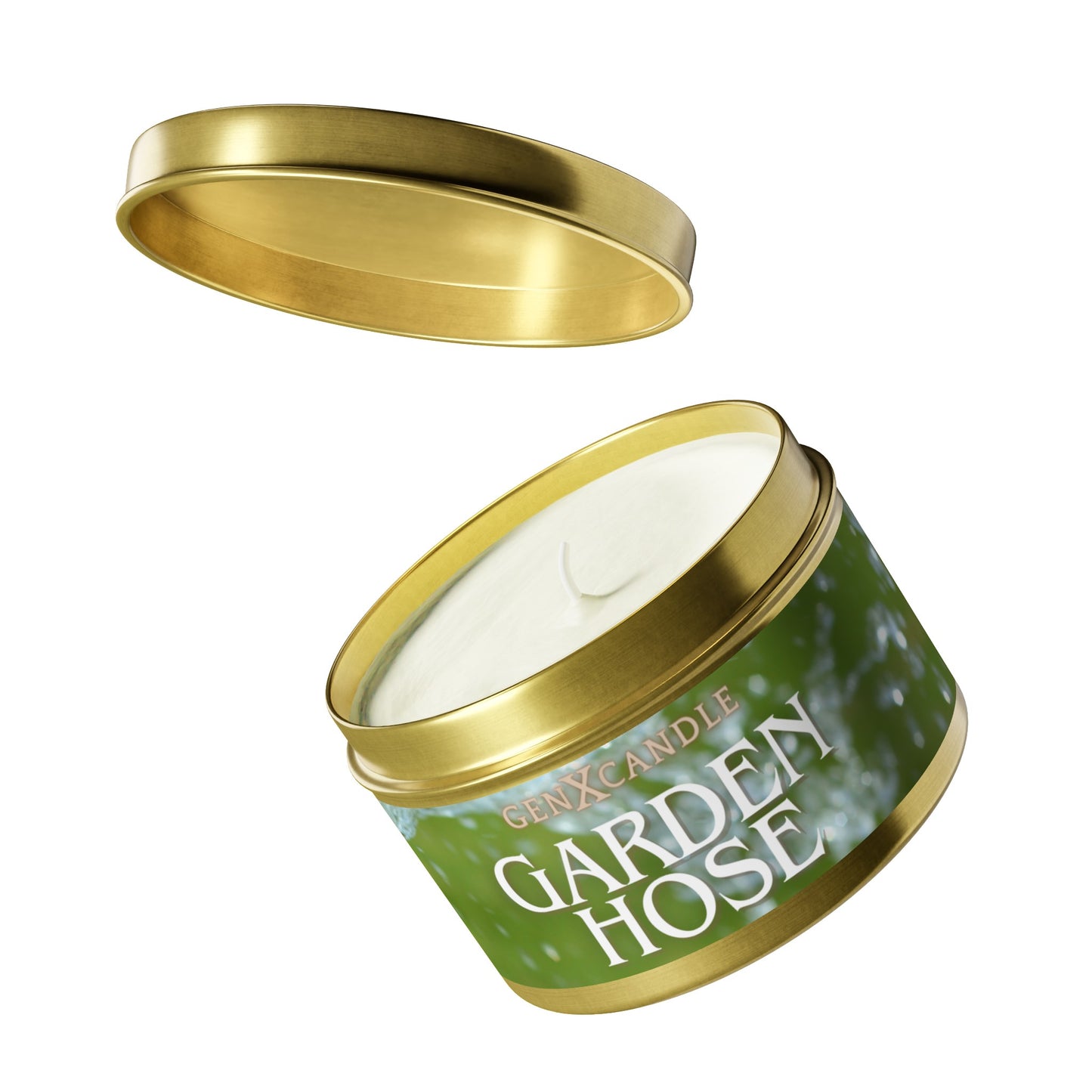 Garden Hose Scent - Tin Candles