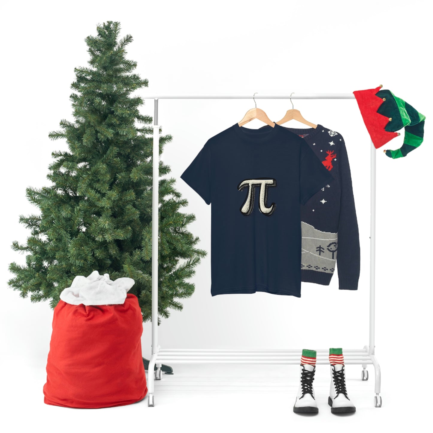 Sketchy Pi Unisex Cotton T-shirt
