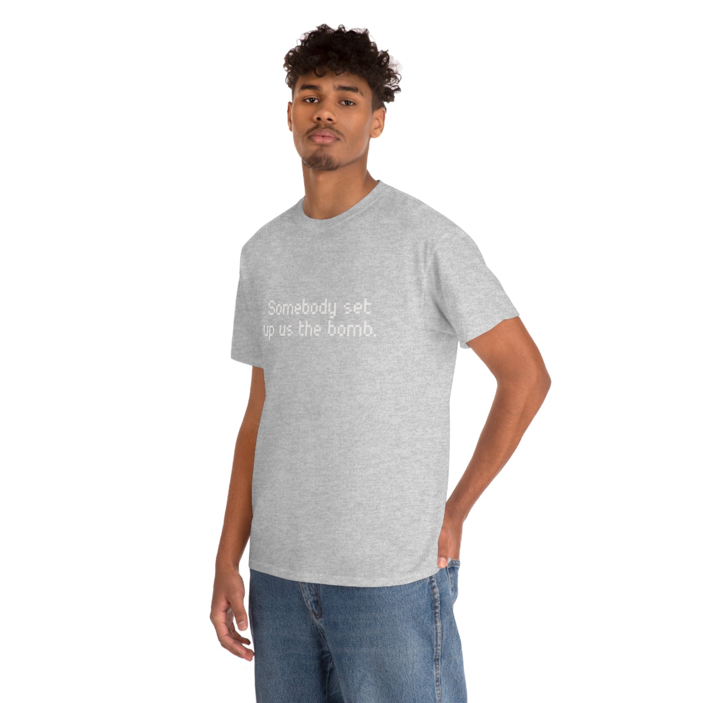 Set Up Us the Bomb Unisex Cotton T-shirt