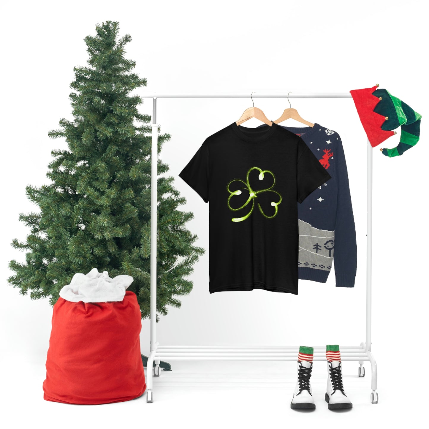 Simple Shamrock Unisex Cotton T-shirt