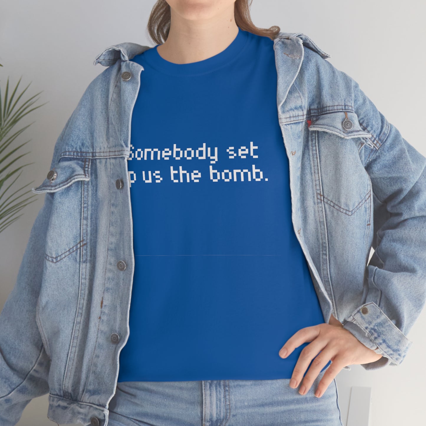 Set Up Us the Bomb Unisex Cotton T-shirt