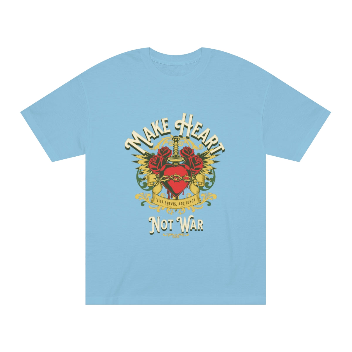 Make Heart Not War Unisex Classic Tee