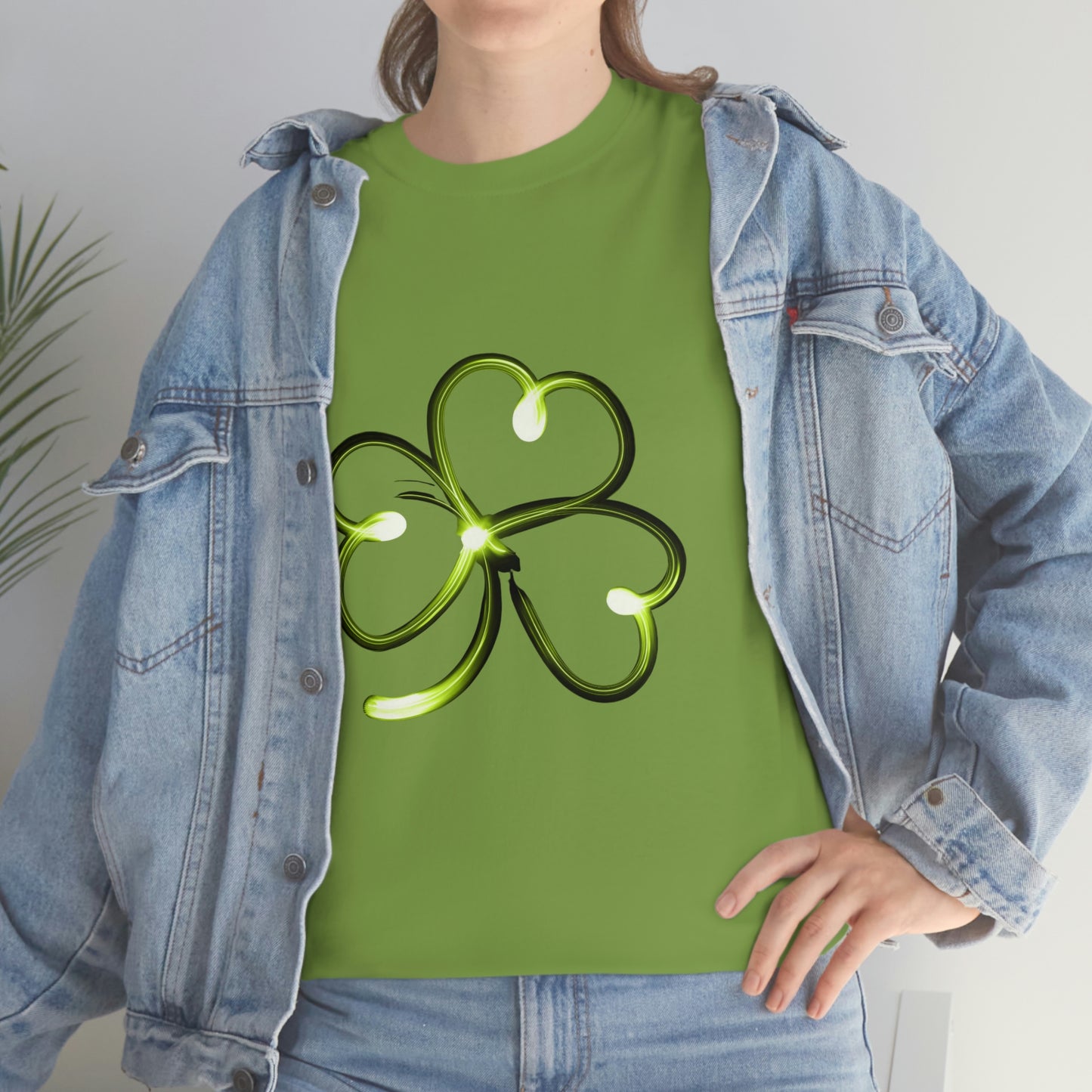 Simple Shamrock Unisex Cotton T-shirt