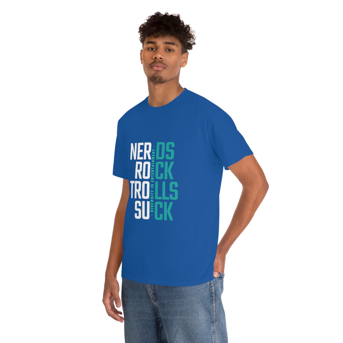 Nerds Rock Troll Suck Unisex Cotton T-shirt