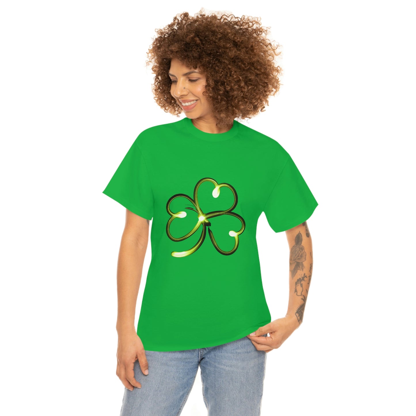 Simple Shamrock Unisex Cotton T-shirt
