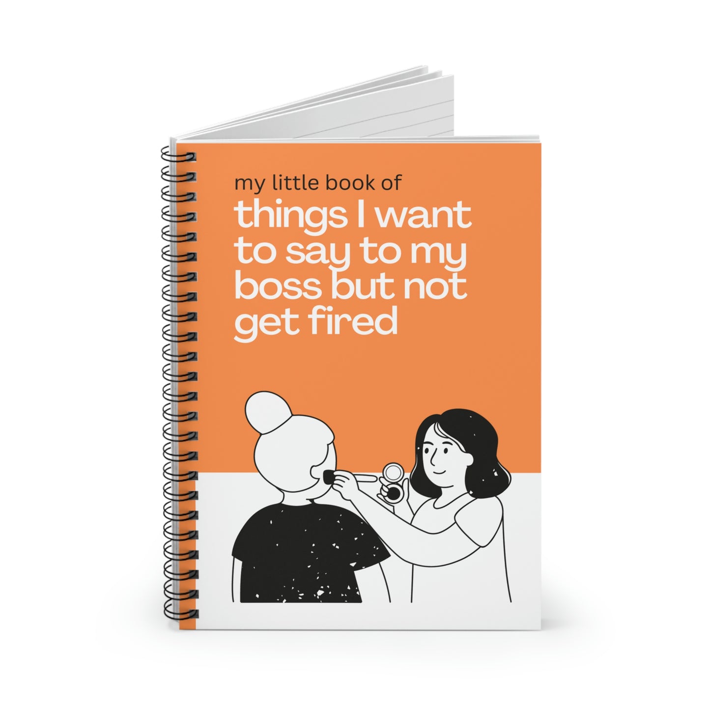 To My Boss Spiral Notebook - Ruled Line