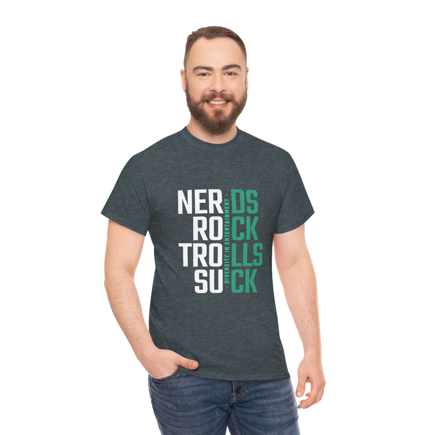 Nerds Rock Troll Suck Unisex Cotton T-shirt
