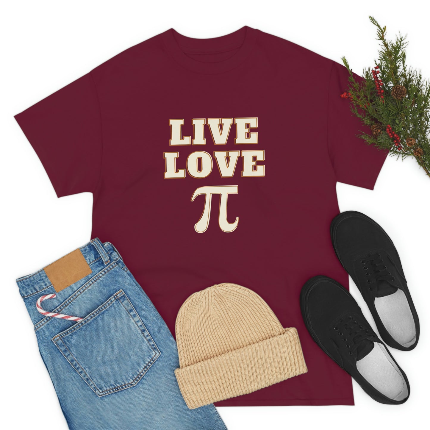 Live Love Pi Unisex Cotton T-shirt