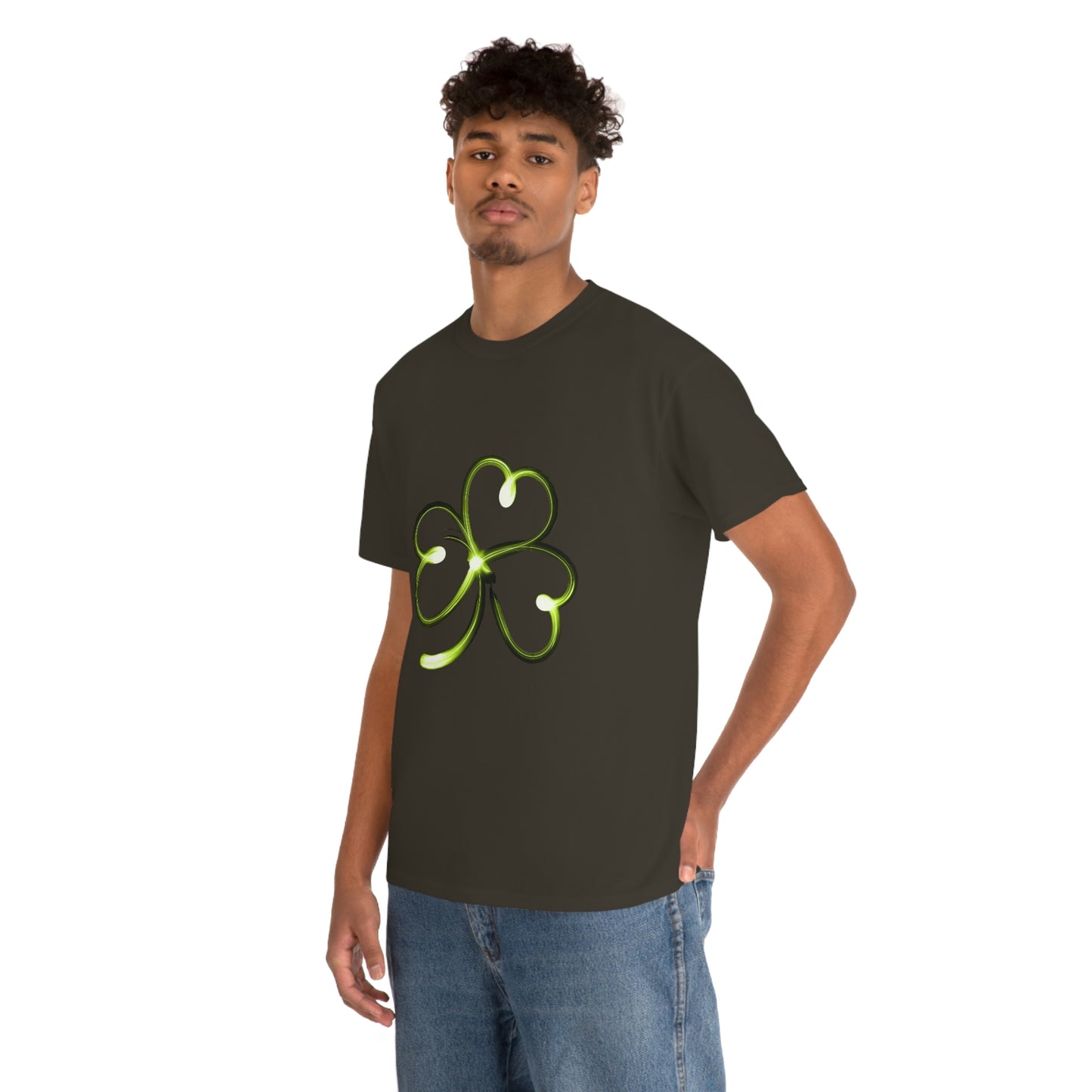 Simple Shamrock Unisex Cotton T-shirt