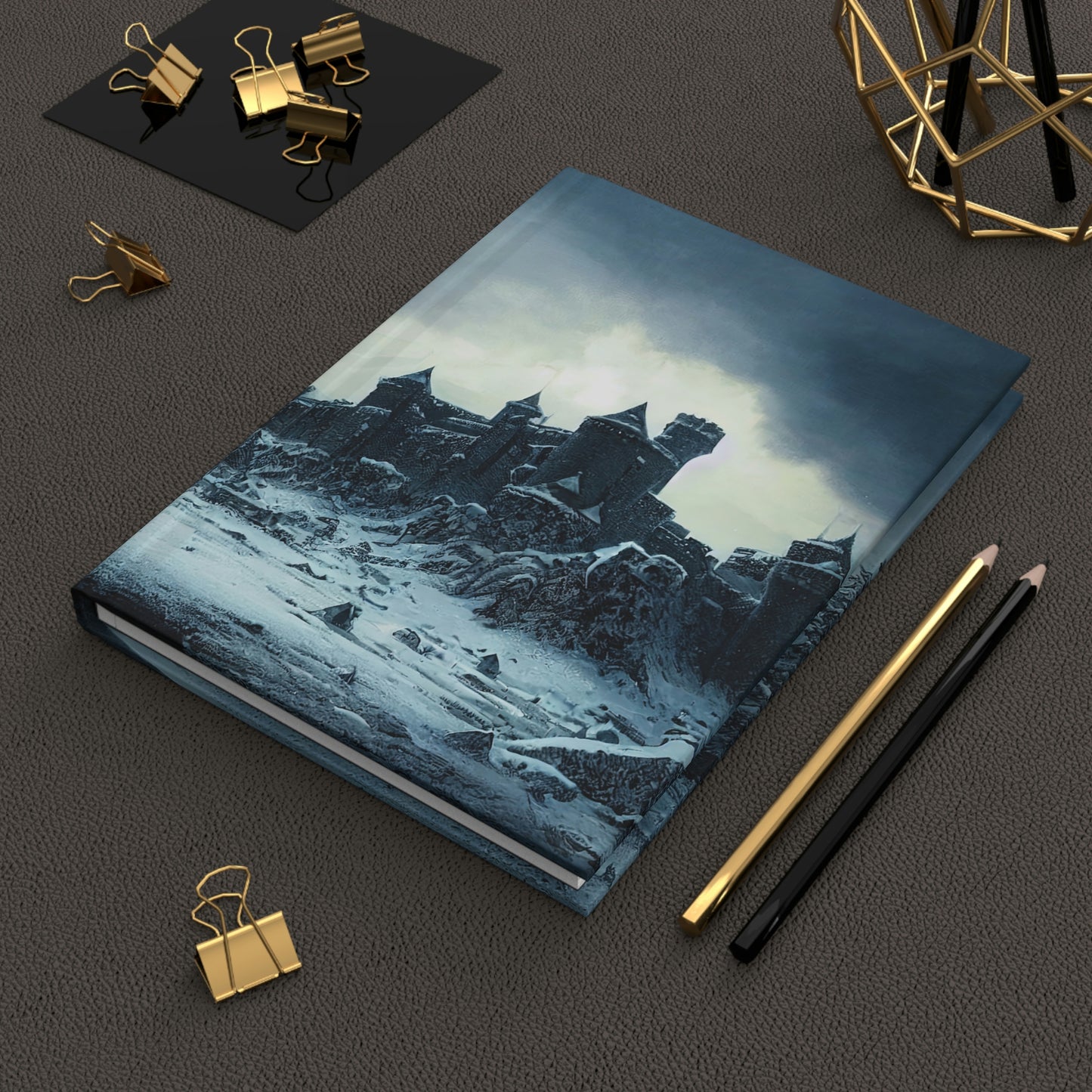Ice Castle Notebook Book Hardcover Journal Matte