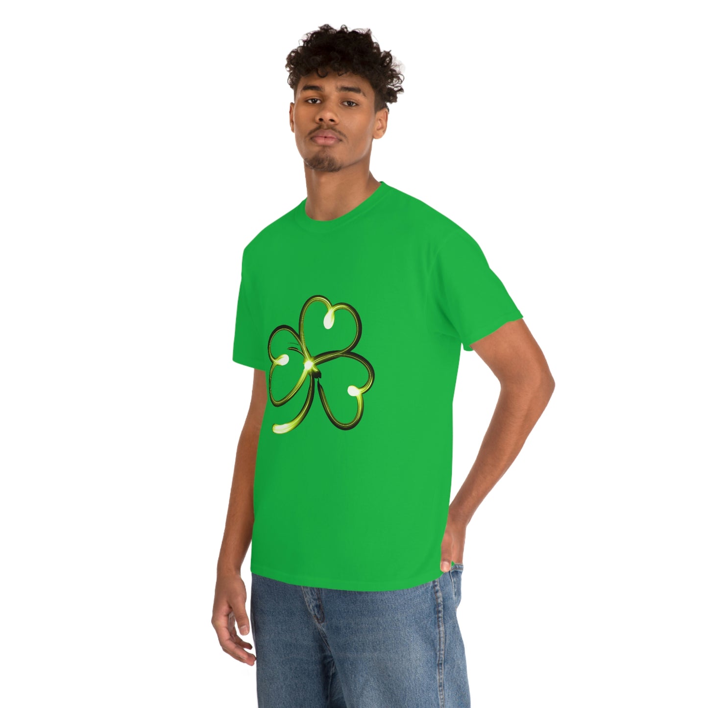 Simple Shamrock Unisex Cotton T-shirt