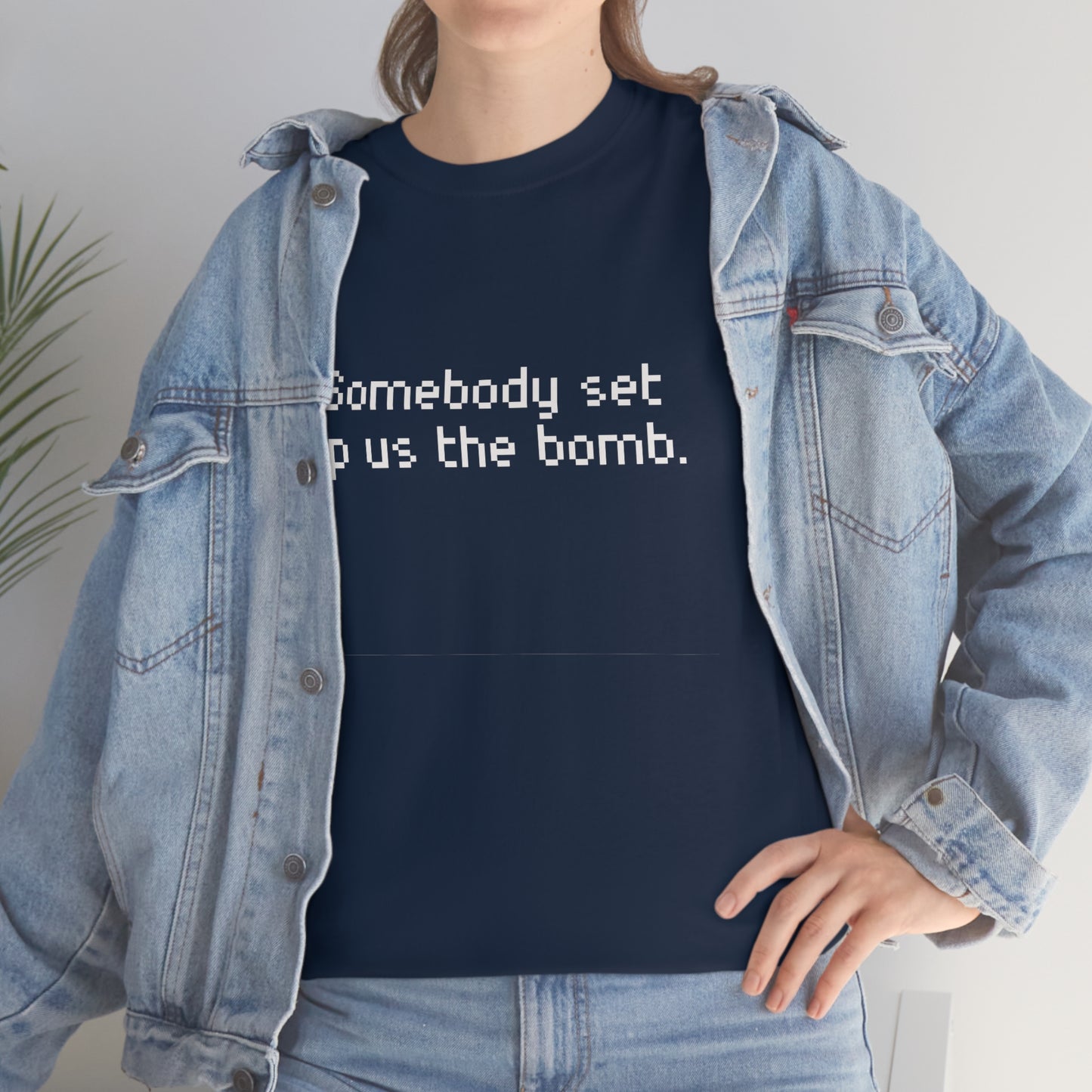Set Up Us the Bomb Unisex Cotton T-shirt