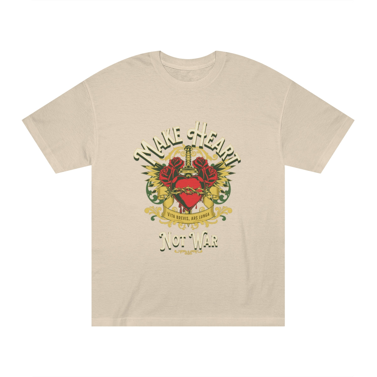 Make Heart Not War Unisex Classic Tee