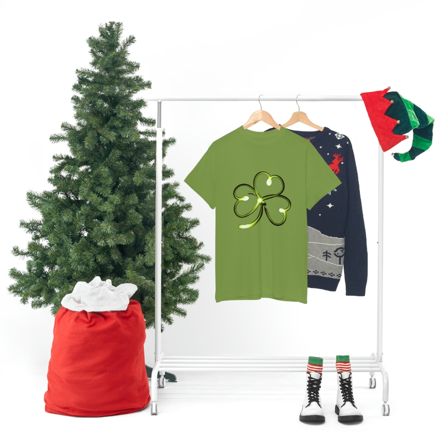 Simple Shamrock Unisex Cotton T-shirt