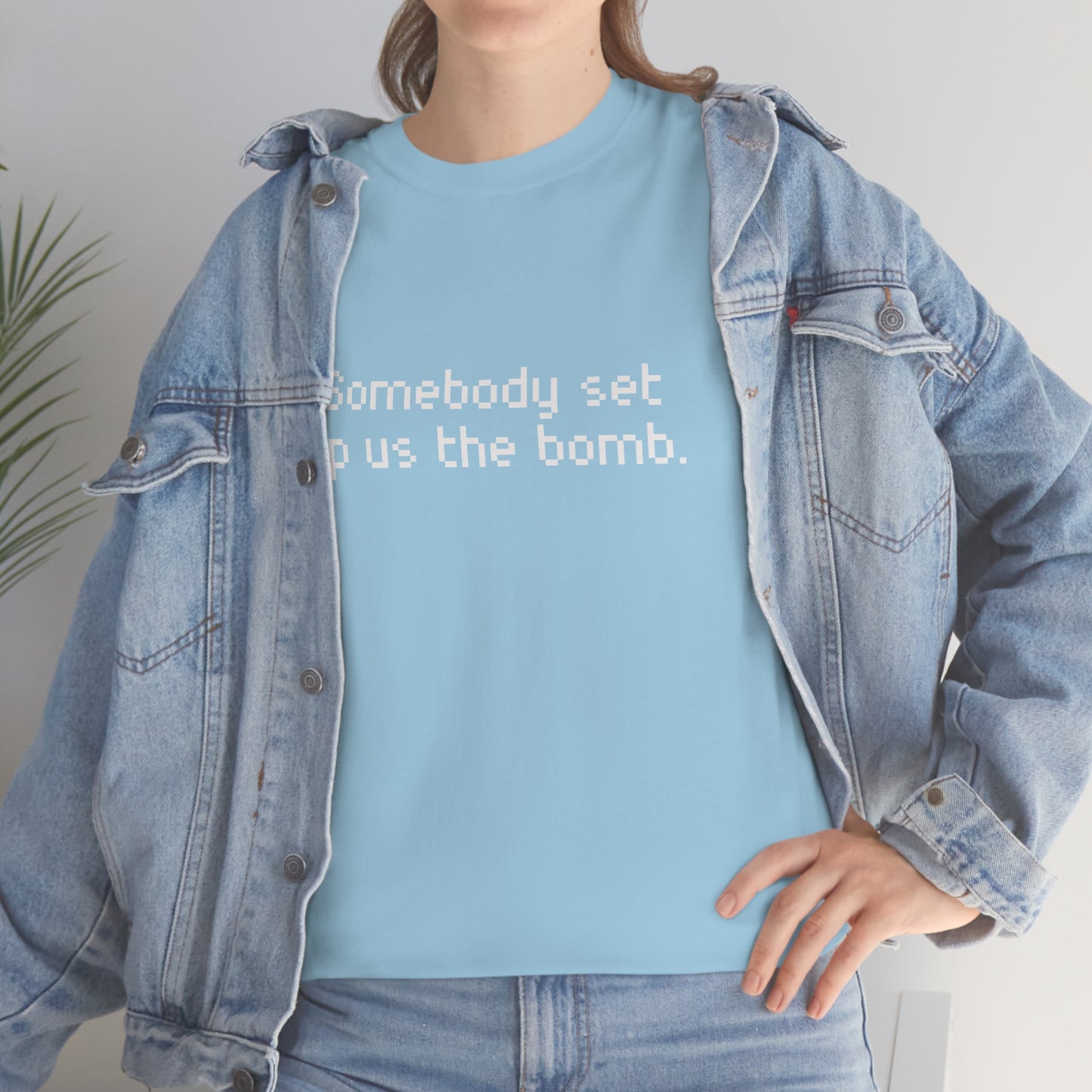 Set Up Us the Bomb Unisex Cotton T-shirt