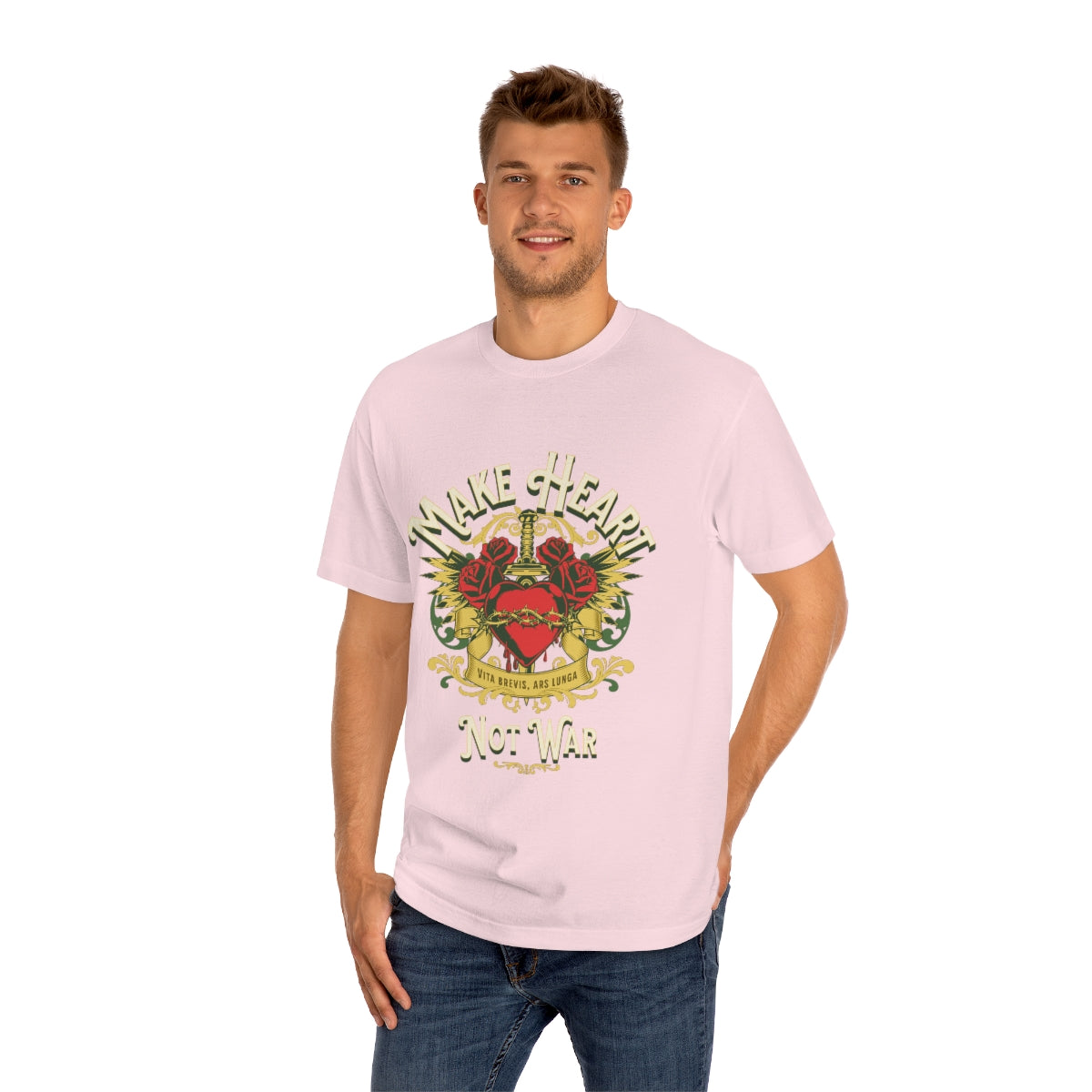 Make Heart Not War Unisex Classic Tee