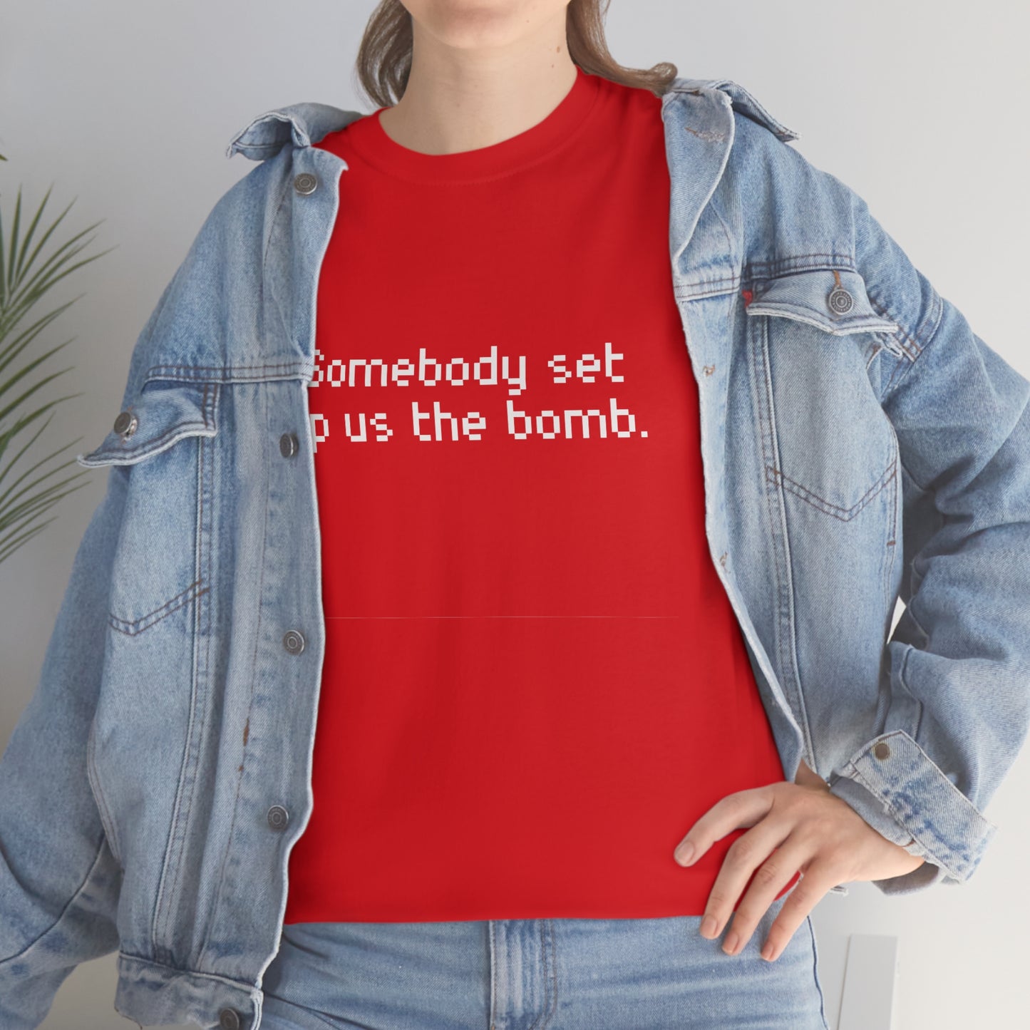 Set Up Us the Bomb Unisex Cotton T-shirt