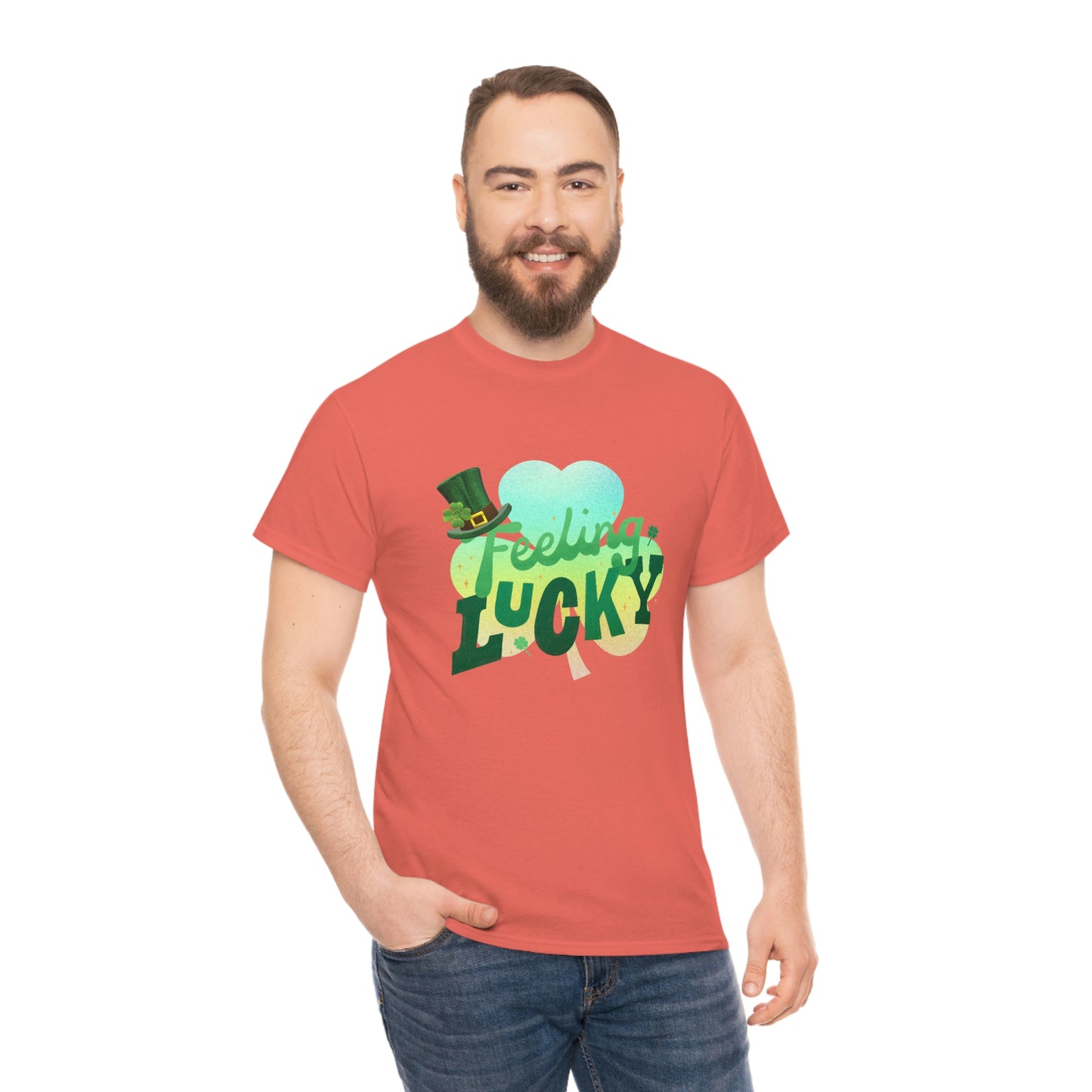 Feeling Lucky Unisex Cotton T-shirt