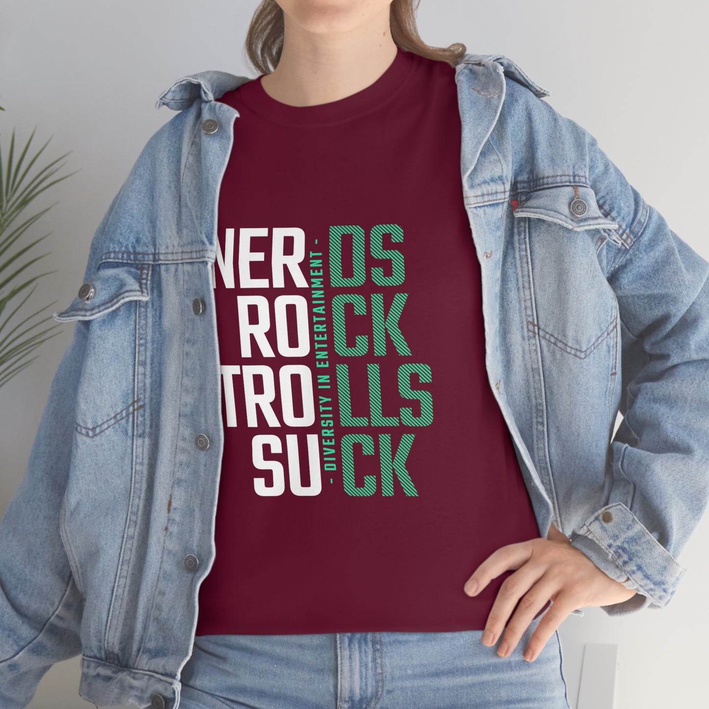Nerds Rock Troll Suck Unisex Cotton T-shirt