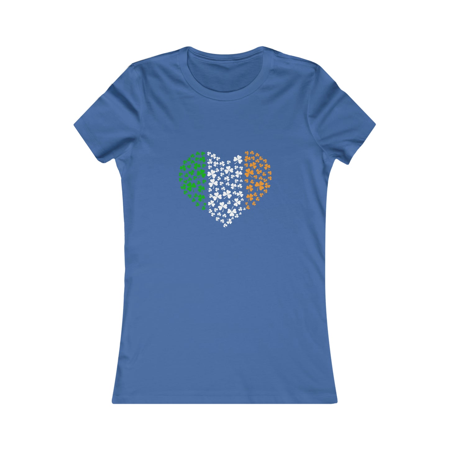 Irish Flag Hearts Women's Cotton Tee
