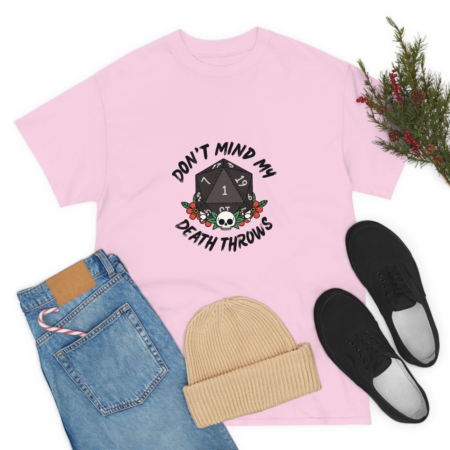 Death Throws Light Unisex Cotton T-shirt