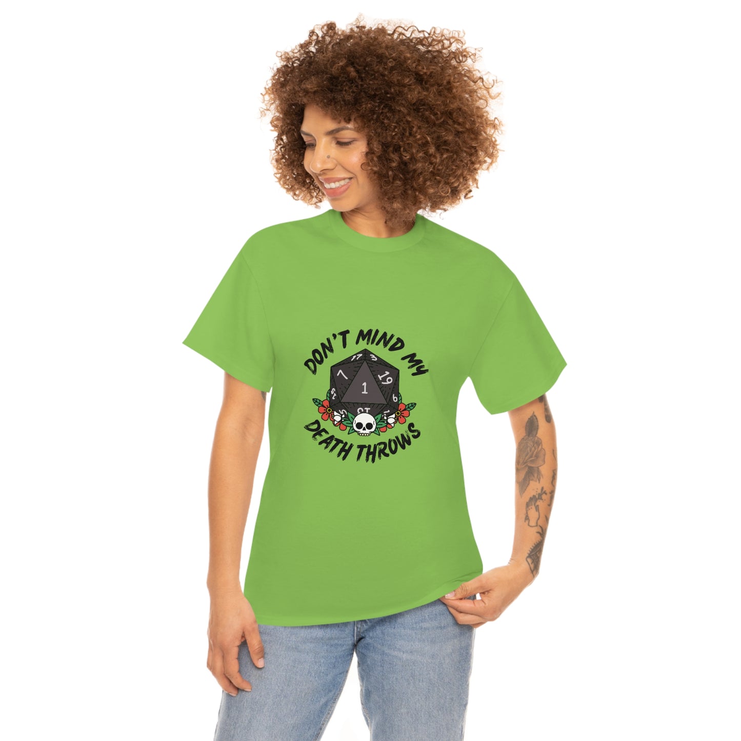 Death Throws Light Unisex Cotton T-shirt