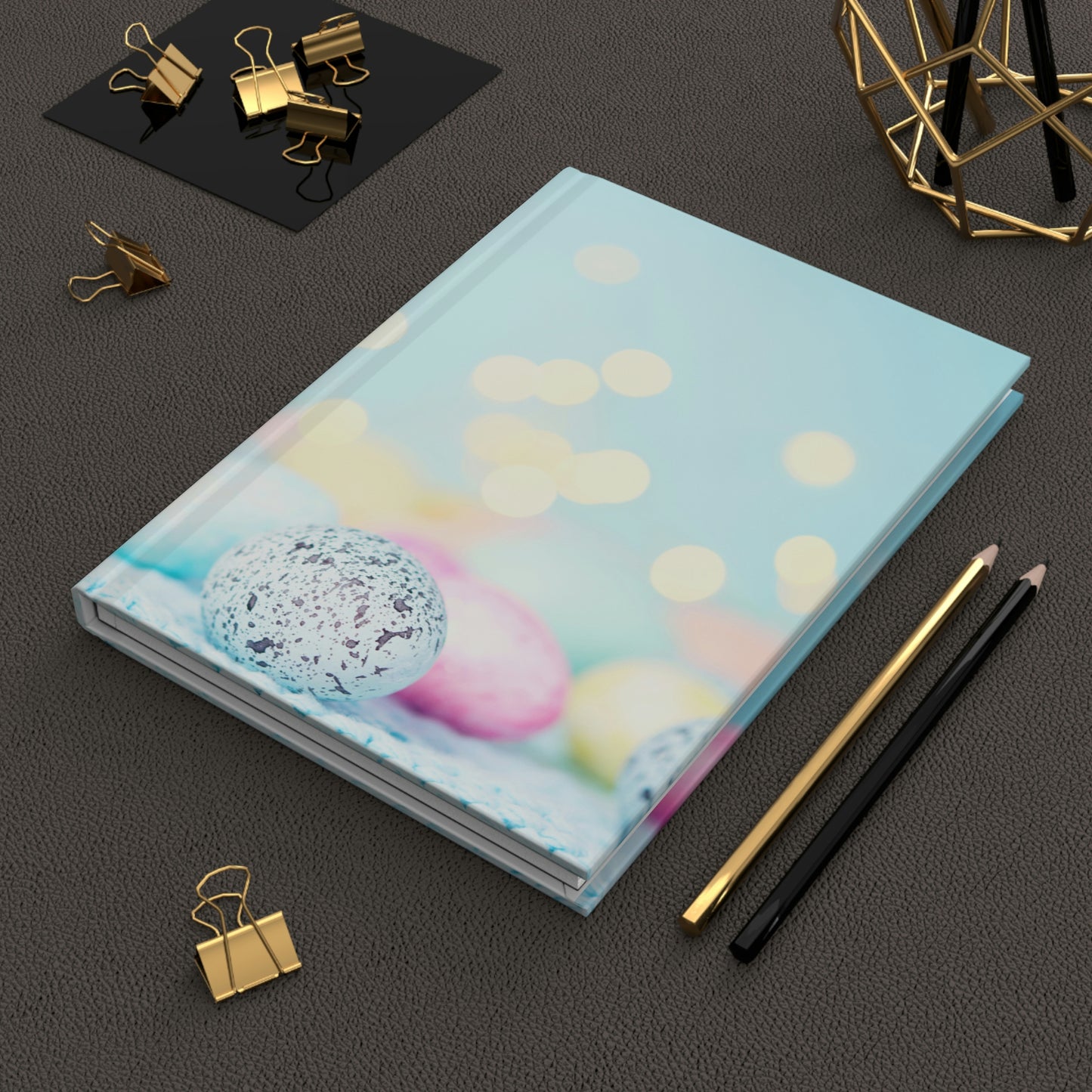 Pastel Eggs Notebook Book Hardcover Journal Matte