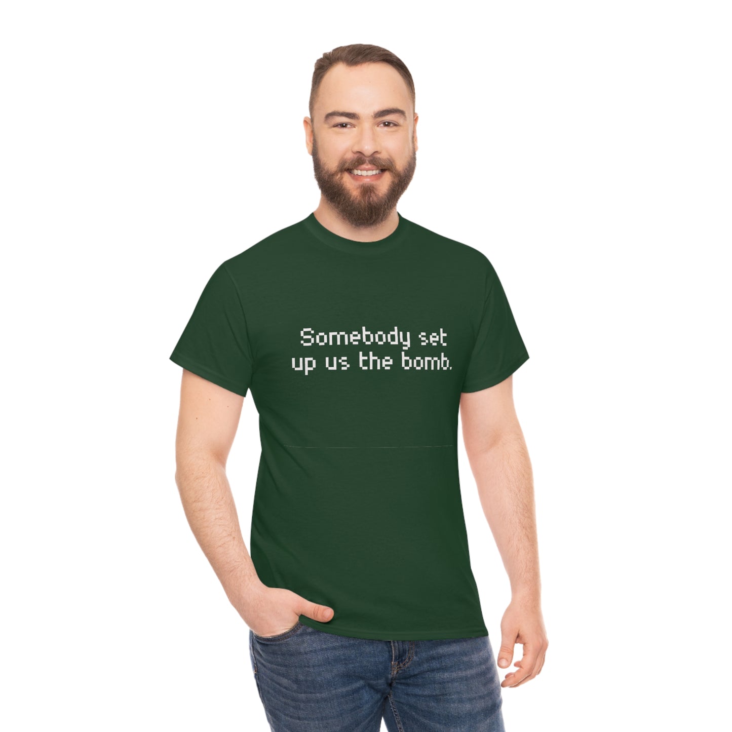 Set Up Us the Bomb Unisex Cotton T-shirt