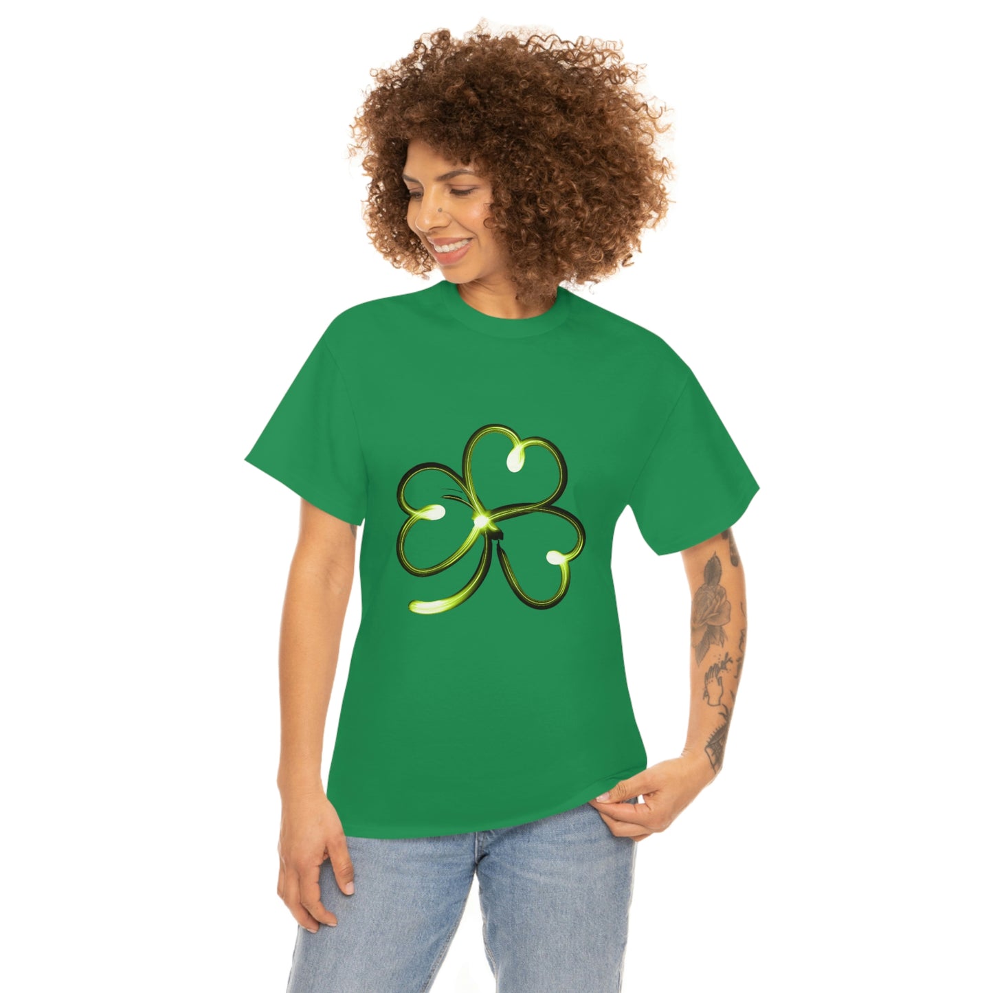 Simple Shamrock Unisex Cotton T-shirt