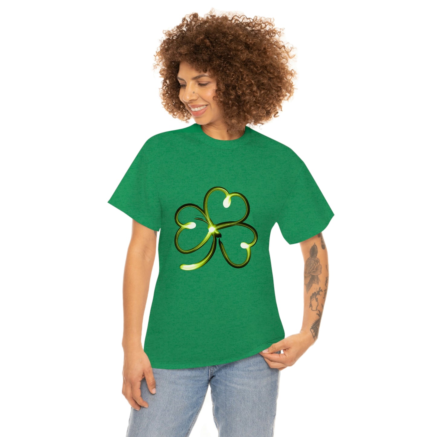 Simple Shamrock Unisex Cotton T-shirt